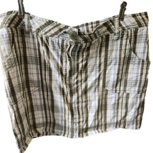 467. Neutral Plaid Skort |12